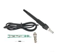 Kit de conversion de poignée à souder 907 à T12, adaptateur léger et ergonomique pour fer à souder STM32 numérique pour station, compatible avec les pointes T12 (noir)