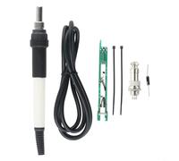 Kit de conversion de poignée à souder 907 à T12, adaptateur léger et ergonomique pour fer à souder STM32 numérique pour station, compatible avec les pointes T12 (blanc)