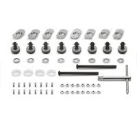 Kit de conversion de porte-valise latérale GIVI dans le porte-valise latéral Rapid Fitting, pour différents types de véhicules. Modèles (voir ci-dessous) Kit de conversion de porte-sacoches latérales