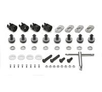 Kit de conversion de porte-valises latérales GIVI dans un support de boîtier latéral à montage rapide, pour Yamaha Tracer 700 (20-21) Kit de conversion de porte-sacoches latérales