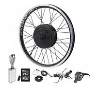 Kit de Conversion de Roue de Vélo Électrique 48 V 500 W 20-29 Pouces/700 C avec Moteur de Moyeu Arrière et Écran Numérique S830, Contrôleur Intelligent 36 V/22 A 48v/500w,29"