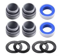 Kit de conversion de tuyau de piscine 40 mm vers 3,8 cm pour pompes Intex - Kit de conversion d'adaptateur de tuyau robuste pour unités de pompe de grande capacité gris (3)
