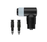 Kit De Conversion De Valve Presta À SCV CLIK Noir Avec Adaptateur De Pompe Tête