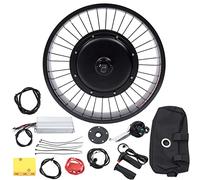 Kit de Conversion de vélo 1000W 48V Fat Tire E-, 20" Roue Avant Brushless Gearless Motor, 45N. Couple M, Vitesse de 48 km/h, Moteur électrique Complet avec contrôleur