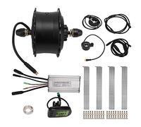 Kit de conversion de vélo de neige électrique 36 V 500 W Kit de moteur de moyeu de gros pneu avec contrôleur d'affichage LCD5 Conduite étanche sans bruit pour vélos électriques de (26 pouces)