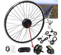 Kit de conversion de vélo électrique 24 V 36 V 48 V 250 W 350 W 500 W Moteur rotatif à entraînement arrière 20 24 26 27,5 28 73 pouces 700 C roue arrière convient pour VTT