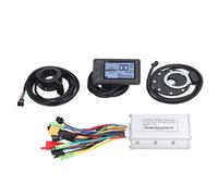 Kit de Conversion de vélo électrique 250W 350W, onde sinusoïdale 17a, 3 modes, contrôleur de moteur sans balais, affichage PAS, ensemble d'accélérateur au pouce