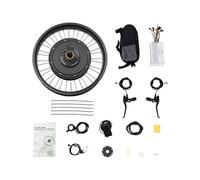 Kit de conversion de vélo électrique 48 V 1000 W 20" Moteur sans balais 38-45 km/h avec écran LCD, capteur PAS et contrôleur et poignée de pouce Moteur électrique pour vélo
