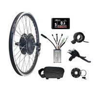 Kit de conversion de vélo électrique 48 V 350 W Moteur de roue avant sans balais avec contrôleur KT et accélérateur pour vélos de montagne et de route. Améliorez votre conduite