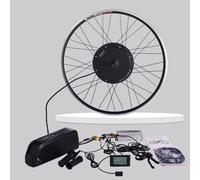 Kit de conversion de vélo électrique CSC Ebike 48V 1000W 1500W avec moteur de moyeu sans balais sans engrenage et batterie au lithium 48V 18Ah 25Ah 48V 1500W