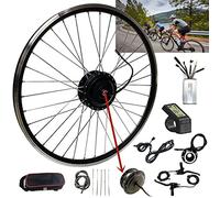 Kit de conversion de vélo électrique - Moteur de moyeu avant avec contrôleur et accélérateur de pouce pour une mise à niveau facile du vélo