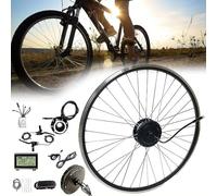 Kit De Conversion De Vélo électrique Roue Avant, 48v 1000w / 1500w Kit De Conversion De Vélo électrique Moteur De Moyeu sans Engrenage sans Balais, 16 « /, 1500w/48v, 700c