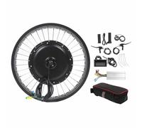 Kit de conversion de vélo électrique roue avant 48V 1500W écran de couleur de moteur sans pinceau haute puissance Affichage en alliage en aluminium à faible bruit pour la mise à