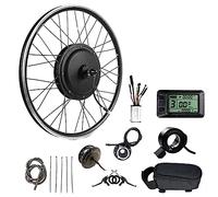 Kit de Conversion de vélo, Moteur de Roue Avant 20 « / 24 » / 26 » / 27,5 « /28 » / 29 » / 700C E-, Moteur de moyeu sans balais amélioré 36V / 48V pour vélo électrique avec écran LCD, 36V /