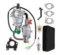 Kit de conversion double carburant pour moteur générateur 4,5 kW 10 kW | Construction en métal durable, résistante à la chaleur, performance durable, taille standard, ajustement précis