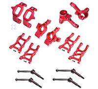 Kit de conversion essentiel en aluminium pour Traxxas 1/10 Ford GT 4-TEC 2.0 et 3.0 mises à niveau - Rouge