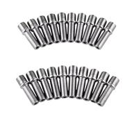 Kit De Conversion Goujons Roues Accessoires M14x1,5 À M12x1 | Adaptateur De Vis De Boulons Cosse Longs La Et L'entretien Roues Alliage De Voiture Boulons Roue Auto