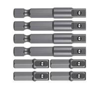 Kit de conversion multi-fonctions hexagonales à carré avec mécanisme de maintien à ressort, outil ergonomique pour éviter les sorts glissants