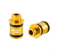 Kit de conversion pour axe traversant de vélo en alliage d'aluminium vers adaptateur à dégagement rapide 12 mm 15 mm à 9 mm pour VTT, cadre de roue de vélo de route, fourche, compatibilité légère