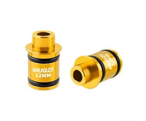 Kit de conversion pour axe traversant de vélo en alliage d'aluminium vers adaptateur à dégagement rapide 12 mm 15 mm à 9 mm pour VTT, cadre de roue de vélo de route, fourche, compatibilité légère