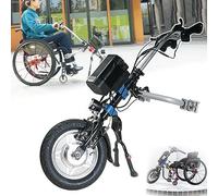 Kit de conversion pour fauteuil roulant électrique 250 W, tête d'entraînement électrique pour fauteuil roulant, kit de conversion, 25 km/h, autonomie 40 km, écran LCD, cadre en aluminium, st