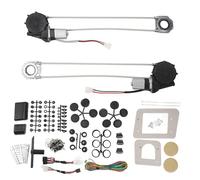 Kit de conversion pour régulateur électrique de lève-vitre, kit universel de conversion de lève-vitre pour pick-up à hayon à 2 portes, 12 V, avec moteurs de levage et