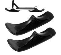 Kit de conversion pour trottinette de ski - Patin à neige pour traîneau de ski - Attache de ski | Glissière de neige facile à monter, trottinette de ski réglable pour la conduite sur la neige