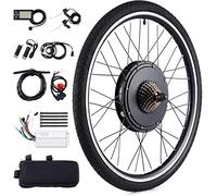 Kit de conversion pour vélo électrique 26" avec écran LCD, moteur 48 V/1000 W, 7 roues libres, largeur minimale de la fourche 135 mm