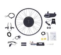 Kit de conversion pour vélo électrique 28/29", moteur sans balais et sans engrenage, frein à disque V-Brake, kit de conversion de vélo, vélo électrique DIY avec écran LCD, 48 V 1000 W. (roue avant)