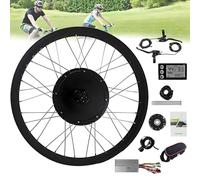 Kit de Conversion pour vélo électrique, 48 V, 1 000 W/1 500 W, 700 C, Roues Avant/arrière 28"/29", avec écran LCD, avec kit de Roues Pas Bicycle Ebike Rear1500w-27.5"