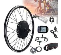 Kit de Conversion pour vélo électrique 48 V 500 W/1 000 W/1 500 W, Moteur de Roue Avant avec système Pas, écran KT-LCD5, 48 V 500 W-26