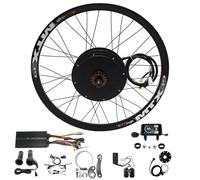 Kit de conversion pour vélo électrique 72 V 5000 W avec contrôleur 100 A pour roues de 24 à 29", compatible avec dérailleur de 150 mm