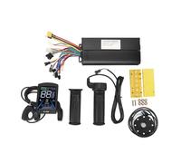 Kit de conversion pour vélo électrique : contrôleur de moteur sinusoïdal 40 A 3 modes, écran couleur S100, 20 poignées d'accélérateur, 8 aimants, capteur d'assistance au pédalage