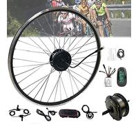 Kit de Conversion pour vélo électrique E-48V 250W/500W/1000W Puissant Moteur de moyeu de Roue Avant électrique sans balais pour 20" 24" 26" 27,5" 28" 29" 700C E,48V250W-27,5"