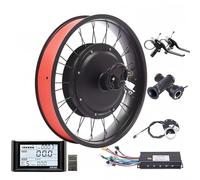 Kit de Conversion pour Vélo Électrique Fat Bike 48 V 1000 W, Moteur Double Moyeu, Entraînement Arrière 20 Po X 4,0 Po/26 Po X 4,0 Po 190mm Rear Drive,26"