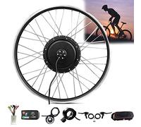 Kit de Conversion pour vélo électrique, Moteur moyeu Avant, 48 V, 250 W, 500 W, 1 000 W, Roue Avant électrique avec écran LED880, Moteur moyeu sans balais E-48 V 250 W-24