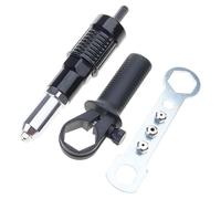 Kit De Conversion RivetGun En Acier Allié Pour Perceuse Électrique Kit D'outils Rivetage Sans Fil Riveteuse Outil À Main Rivetgun Coque En Aluminium Haute Dureté Bielle À