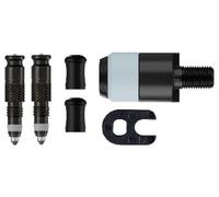 Schwalbe Clik Valve - Embout de Valve de vélo - Kit de Conversion SV-SCV (valves avec Adaptateur de tête de Pompe)