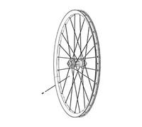 Zipp Kit fond de jante Tubeless 26 mm + 2 valves Presta 60 mm