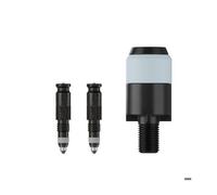 Schwalbe Clik Valve - Embout de Valve de vélo - Kit de Conversion SV-SCV (valves avec Adaptateur de tête de Pompe)