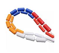 Kit de corde de sécurité et flotteur pour piscine commerciale pour diviseurs de voie et formation de parc aquatique