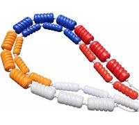 Kit de corde de sécurité pour piscine de 12,2 m - Séparateurs de voie durables pour extrémité peu profonde/profonde et compétitions - Accessoires de piscine essentiels pour événements et fêtes (9 cm)