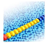 Kit de corde de séparation de ligne de sécurité pour piscine, corde de séparation de piscine, corde de sécurité de 1 à 12,2 m pour piscine publique commerciale