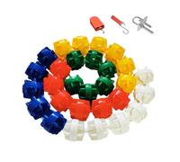 Kit de corde de séparation de ligne de sécurité pour piscine - Ligne de voie durable de 18 m avec crochet de type S et tendeur idéal pour la sécurité de la piscine et l'entraînement à la natation