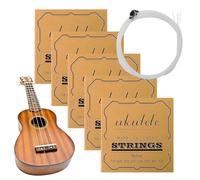 Kit De Cordes De Remplacement Pour Ukulélé - Nylon 3,94x3,94 Pouces, Paquet De 5 Réparations Serrées, Festival De Musique De Concert Débutants Professionnels | Accessoire D'entretien D'instrument Amat