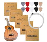 Kit de Cordes pour Ukulélé | Jeu de 5 avec Fixation Optimale | Jeu de Cordes pour Jouer du Ukulélé | pour Concerts Festivals Musique Débutants Professionnels Passionnés Amateurs