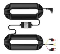 Kit de cordon d'alimentation pour caméra de bord de voiture de type C avec basse tension, protection de fusibles multiples, protection contre les surintensités à temps plein
