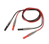 Kit de cordons de test électroniques, P1032 Ligne de test de fiche banane de 4 mm Moulé par injection Câble de fil multimètre droit à droit,Kit de Fils de Test Multiples