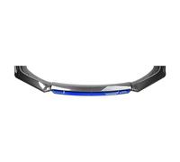 Kit de Corps de Lèvre de Pare-Chocs Avant, pour VW Passat 3BG/B5.5 Spoiler de Menton de Lèvre de Pare-Chocs Avant, Corpspelles Garde Accessoires,E/Carbon Fiber Blue