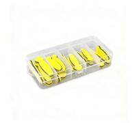Kit de corps en mousse EVA 18 pièces pour fixation de mouches sèches avec structure à cellules fermées et design double couche pour une réplication naturelle du profil (jaune et noir)